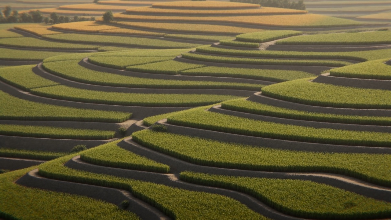 The green begins to yellow at the edges