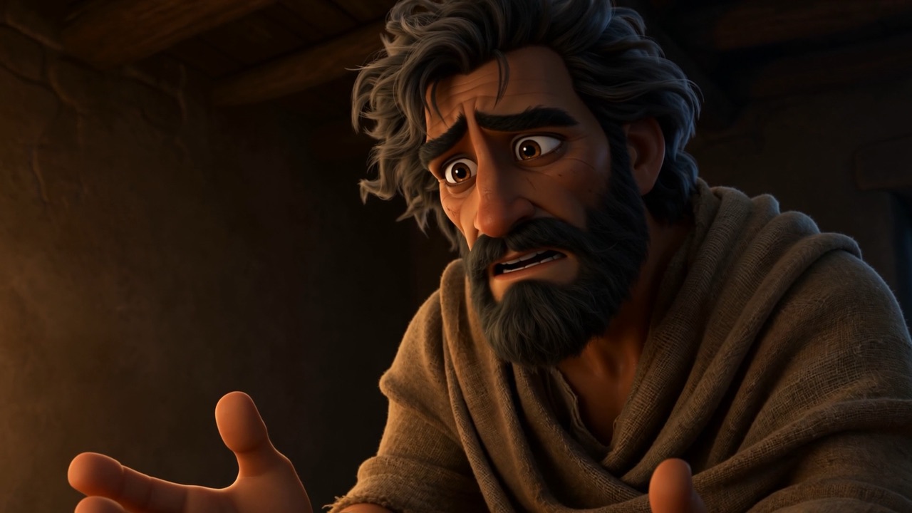 His face, desperate — why this child, why now