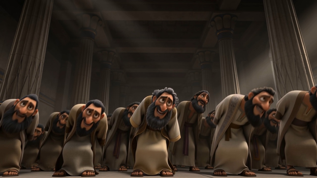 Rank on rank of court prophets bow together