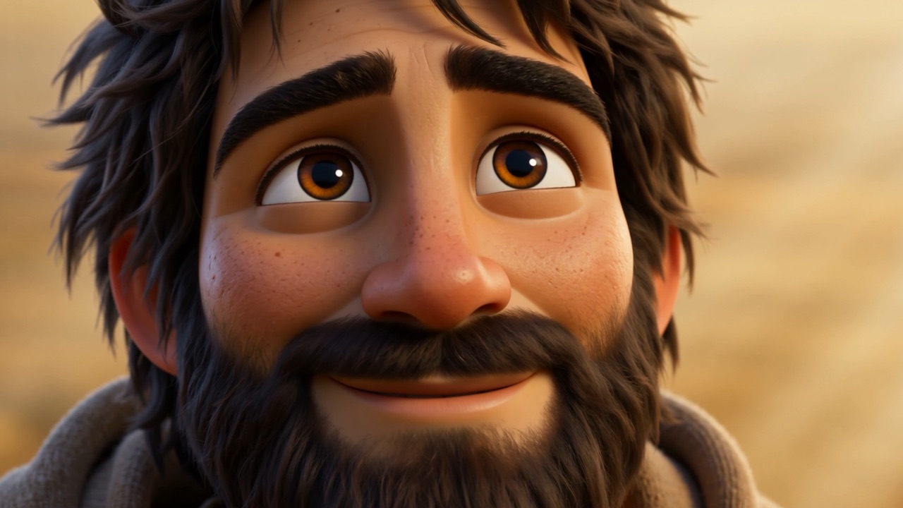 Something settles in his face: he will carry it