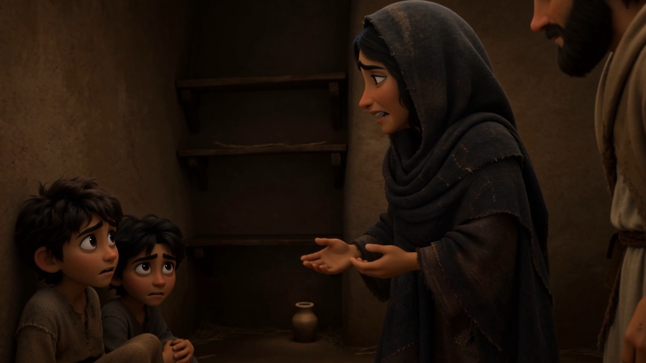 She is explaining something she cannot fix