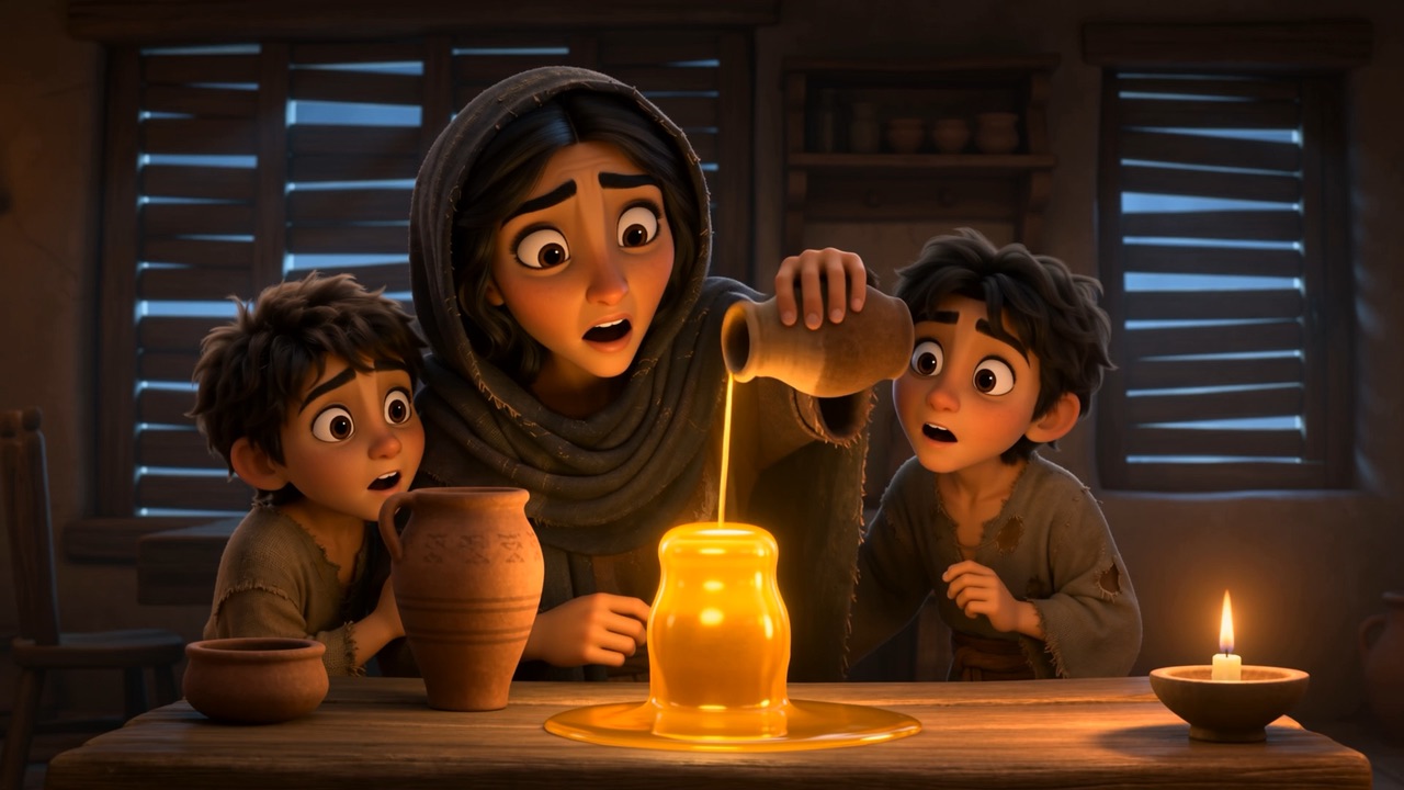 A vessel fills and glows from inside