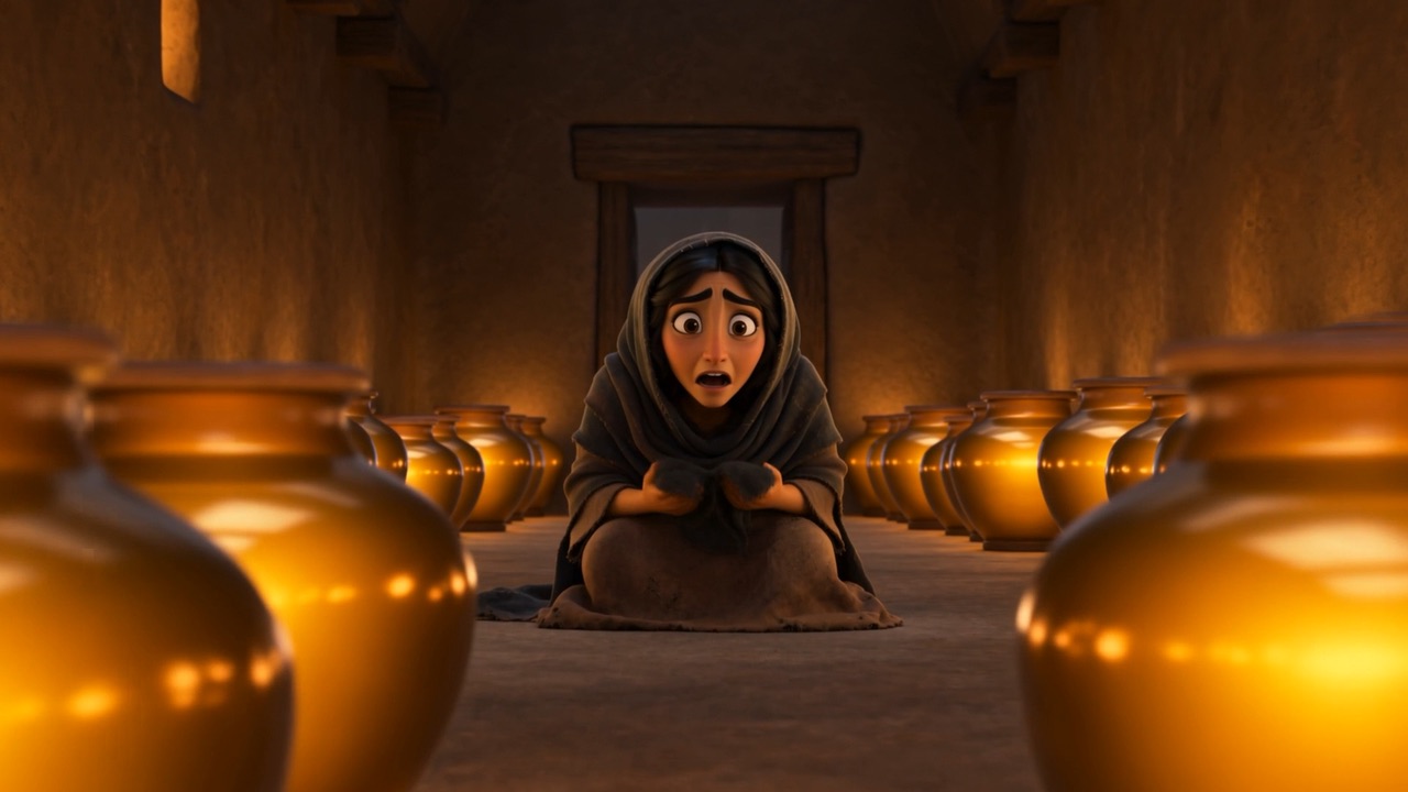 A small figure standing among hundreds of them
