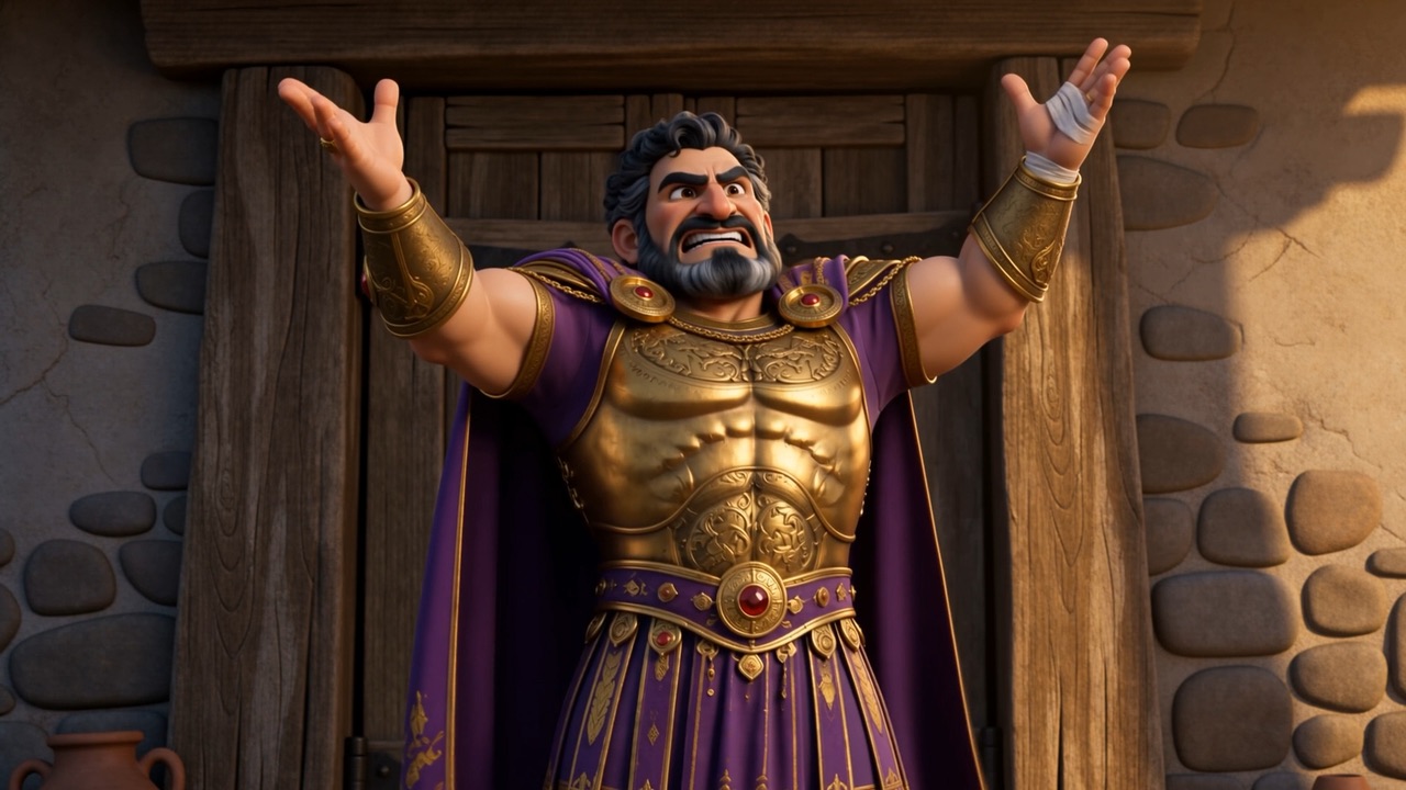 Arms wide — this is not how it was supposed to go