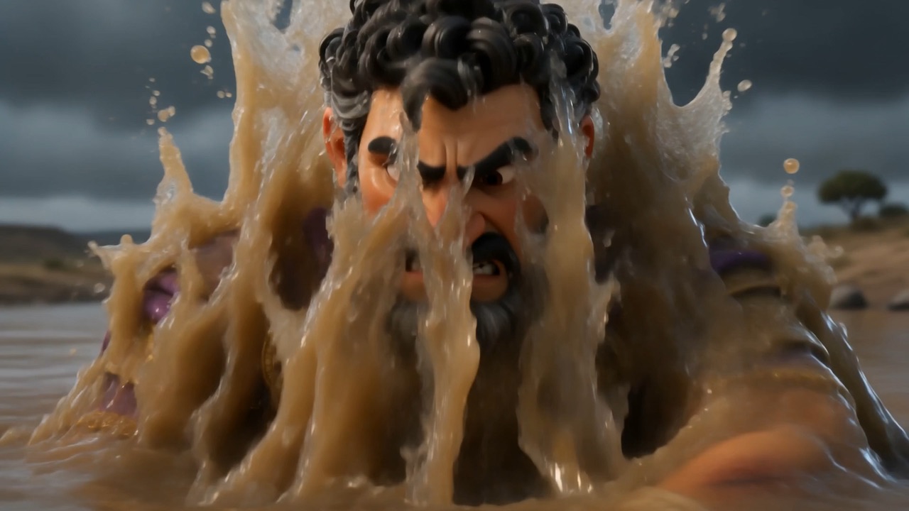 He goes under and comes up furious