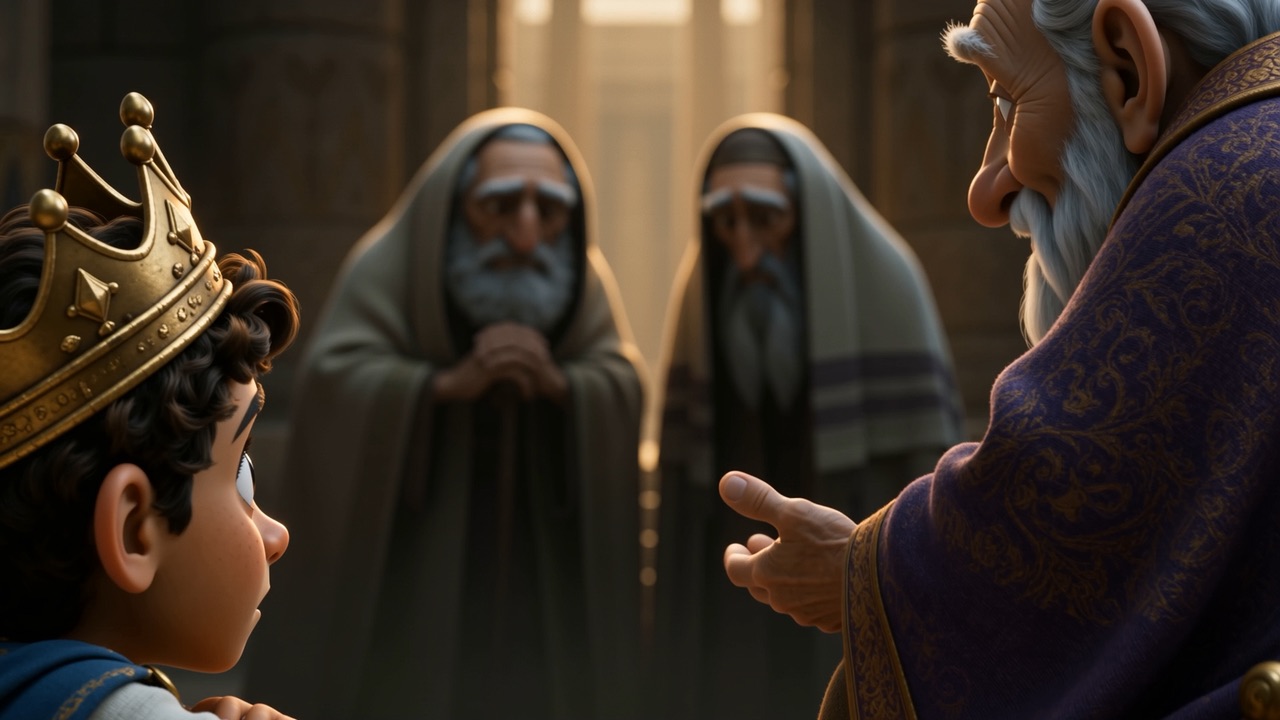 Two old men begin the story again