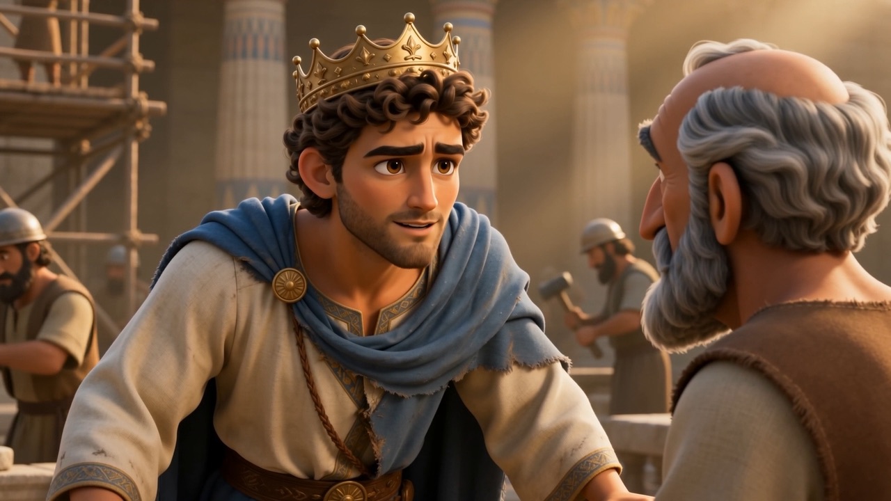 The king listening to a workman, entirely at ease
