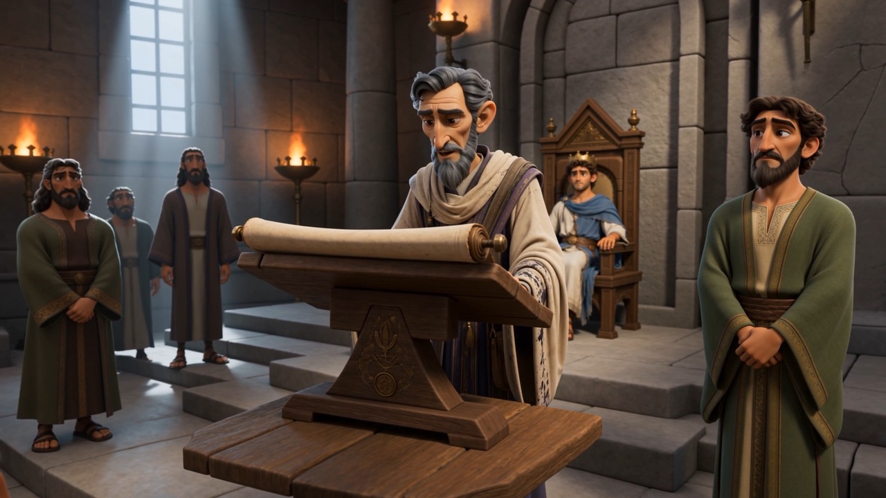 He reads, and nobody interrupts