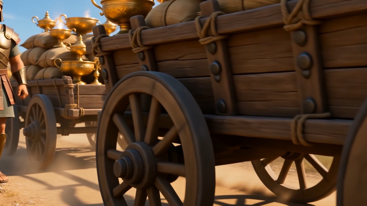 Wheels, and more wheels behind them