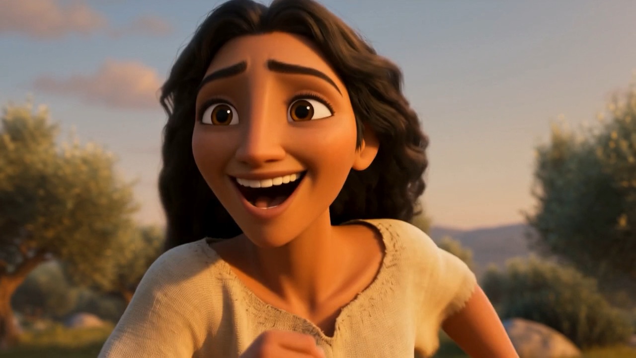 Close — she cannot get the words out yet