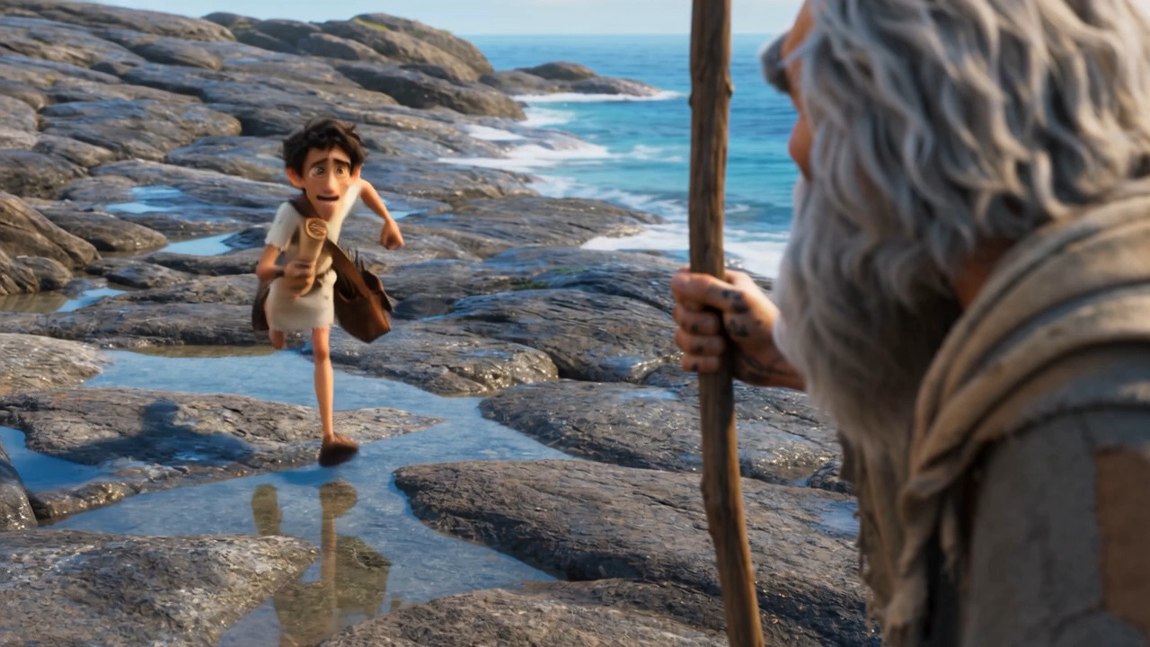 A pen is lost to the sea on the way. He does not even slow