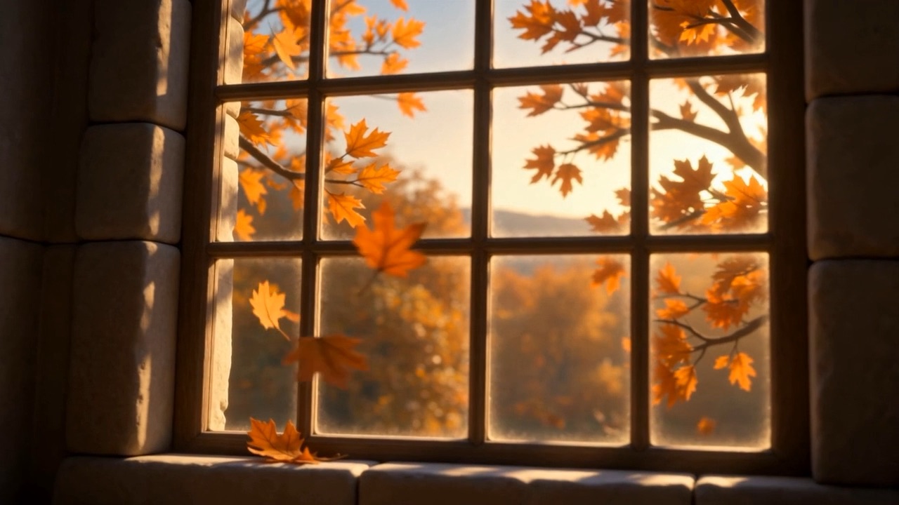 Autumn blows through. The same three raps. The same patience