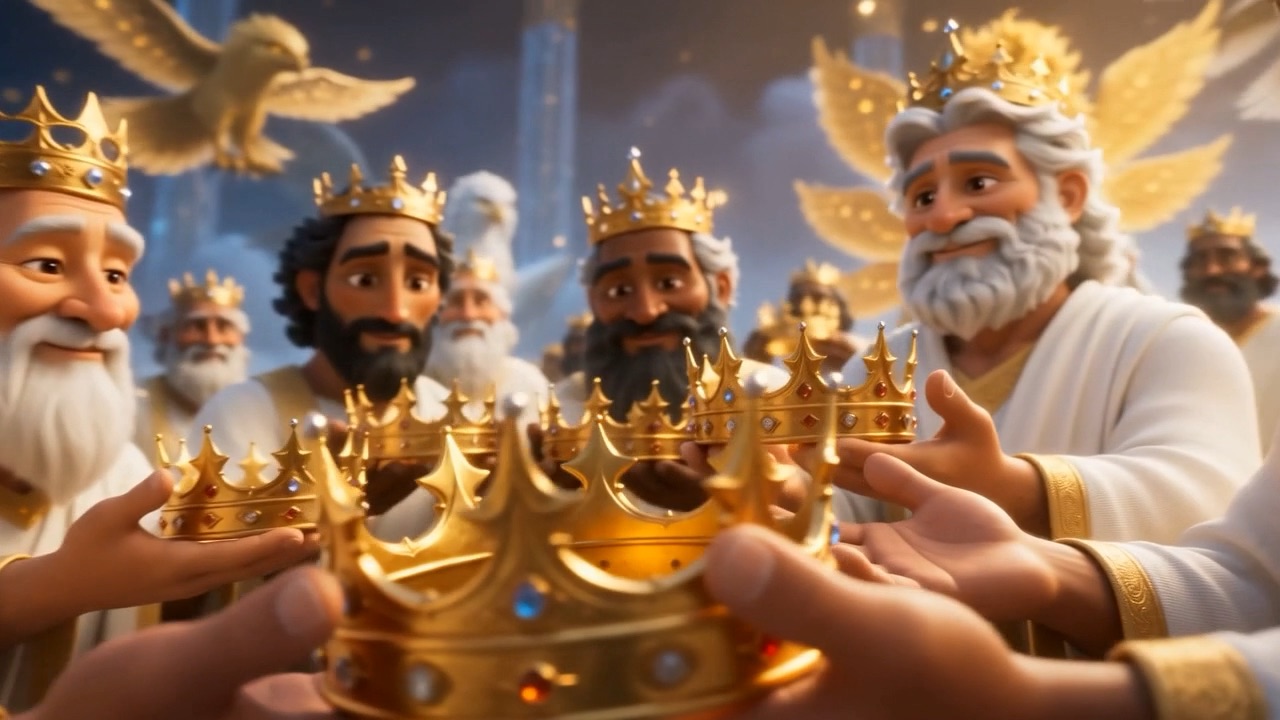 Gold leaving gray hair. Every king, uncrowned by his own choice