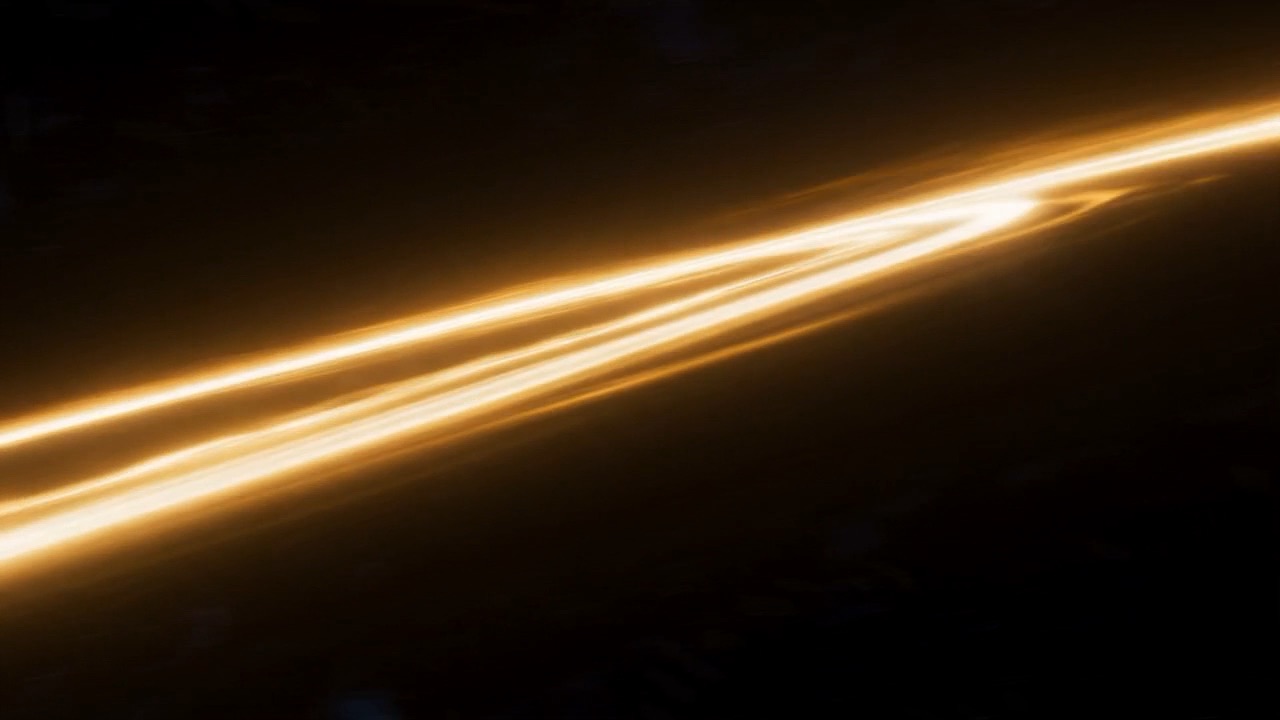 The ring races out past the pillars, out past heaven's rim