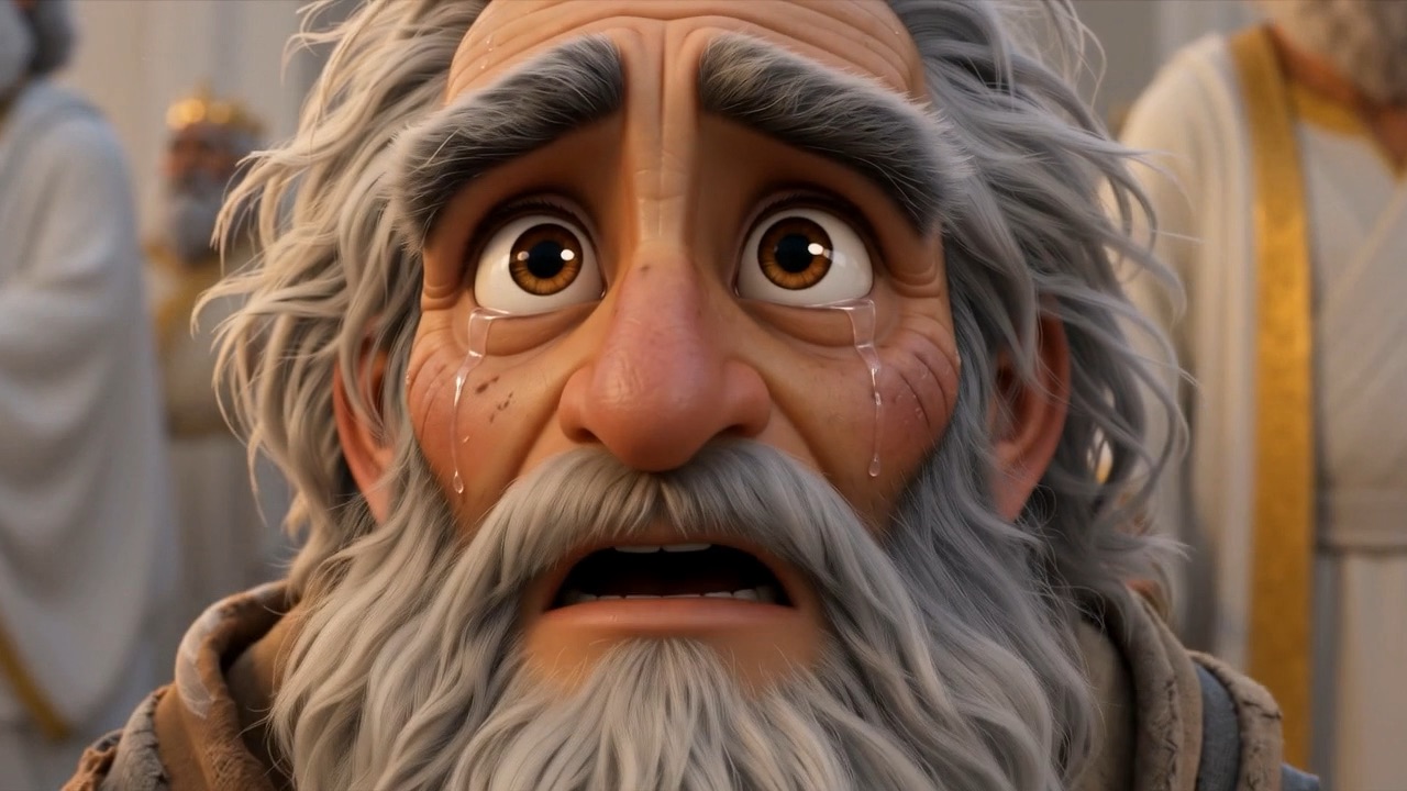 His face, braced for glory — for a mane of fire filling the sky