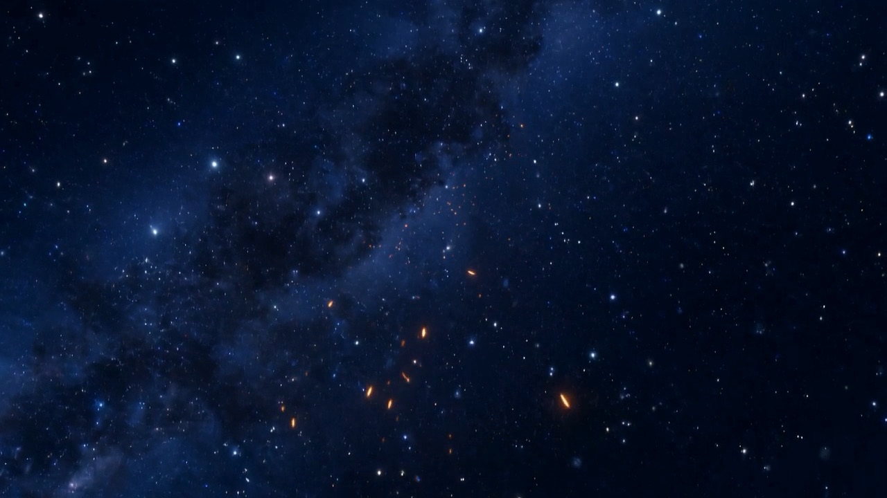 Thinning as they rise, until they cannot be told from stars