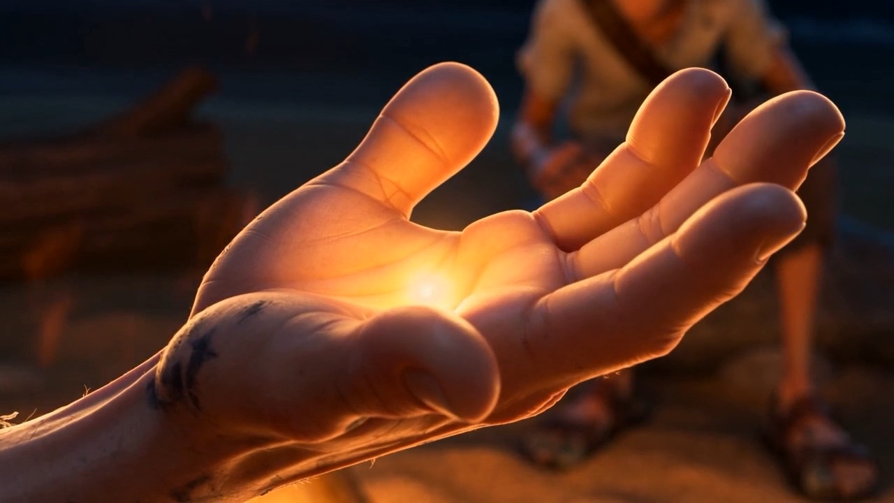 "Heaven knows strength is what you can give." The second opens wider