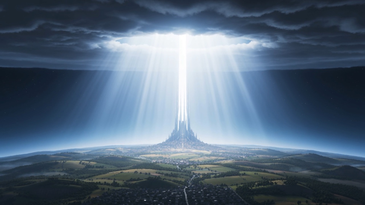 Nowhere dark. Nowhere hidden. Heaven, simply there, the way it had been all along