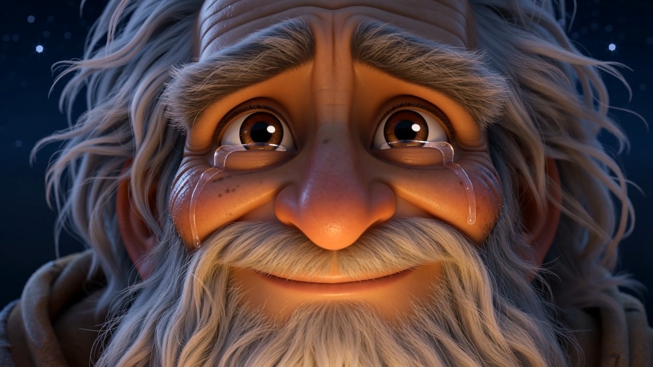 And smiles — slow and full, tears and starlight sharing the same eyes
