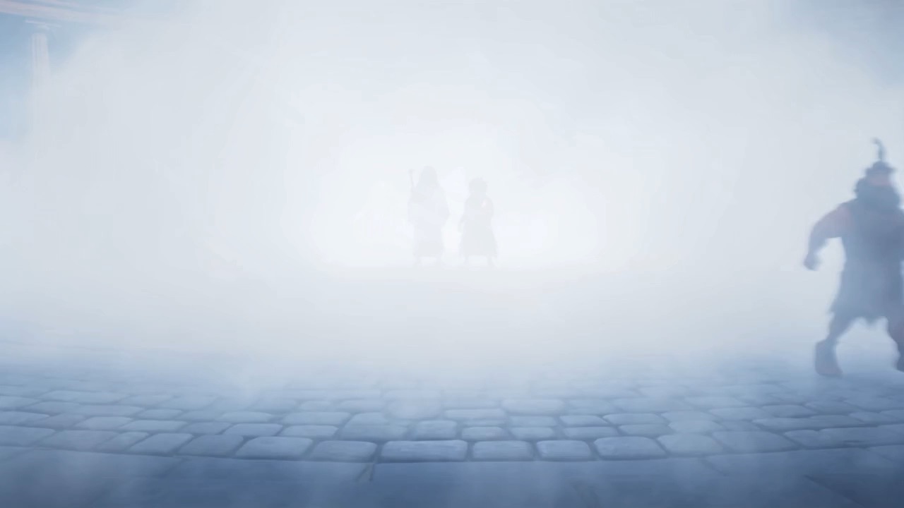 The light thins like lifting fog, and the running feet are already streets away
