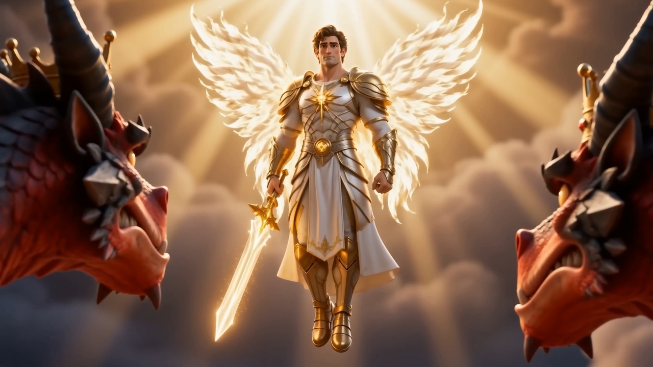 Until the last of the shadow is crowded against heaven's rim — and one bright figure comes down alone