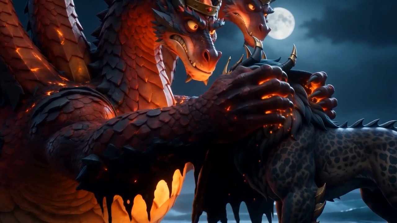 He drags a mantle of his own darkness off his shoulders