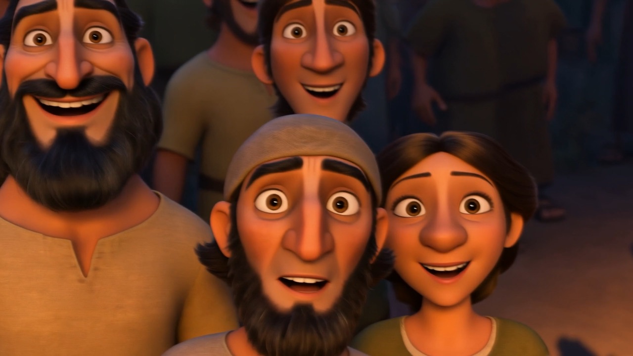 The ring of faces: lit, delighted, entirely won
