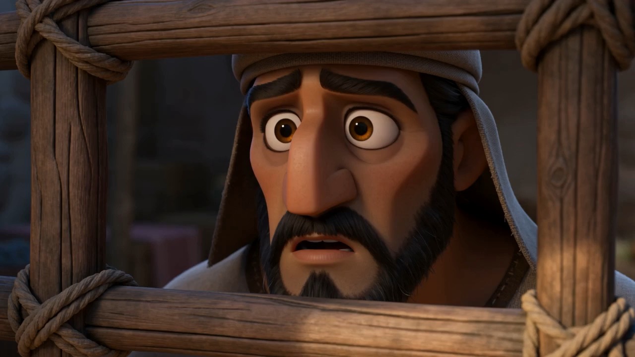 He looks at the bare hands. Then at the clear brows. Then back at the hands