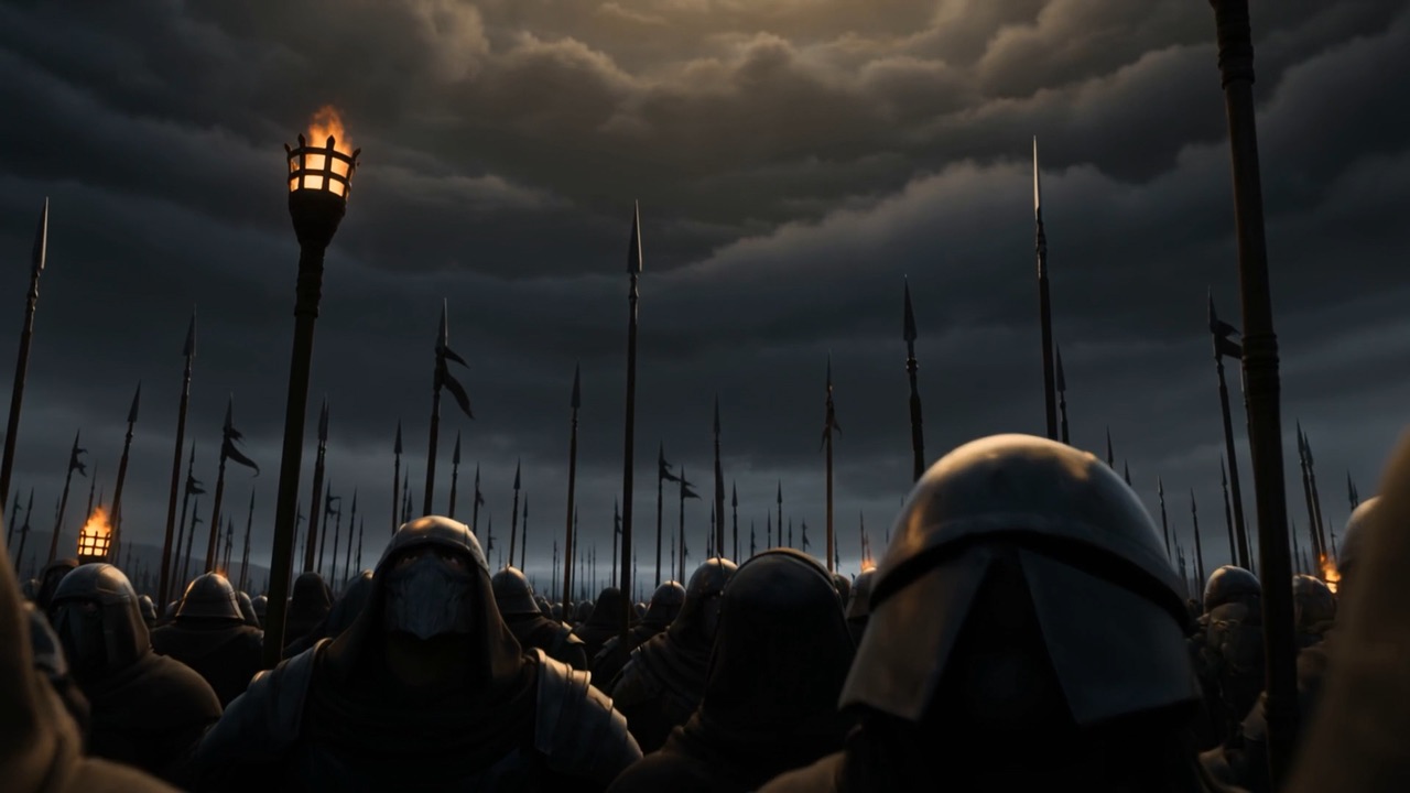 Ten million faces under the smoke, and every one of them turned up
