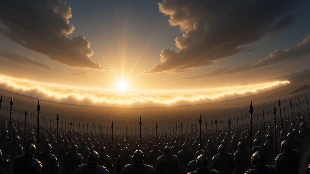 It reaches the first ranks — and the dark simply cannot stay