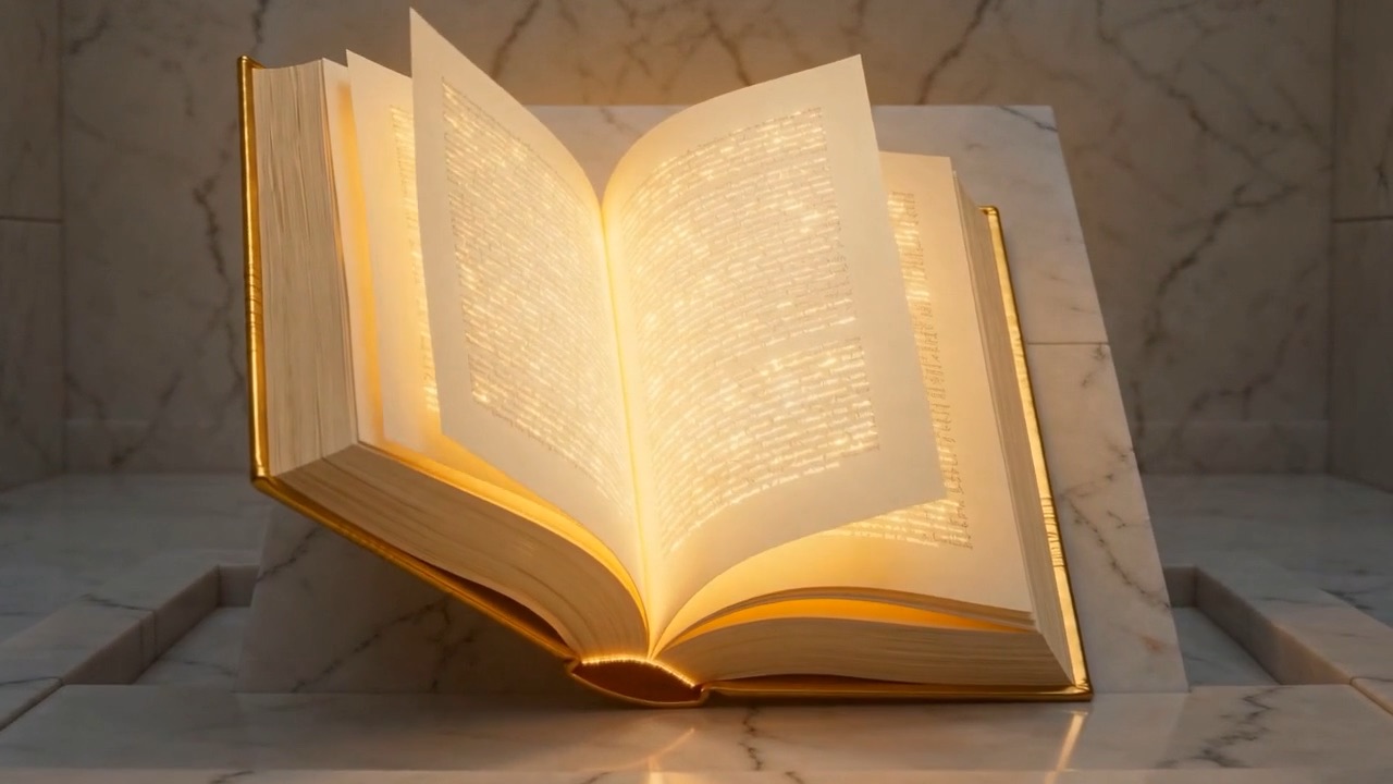Warm light, not white — cream-gold, soft as lamplit linen