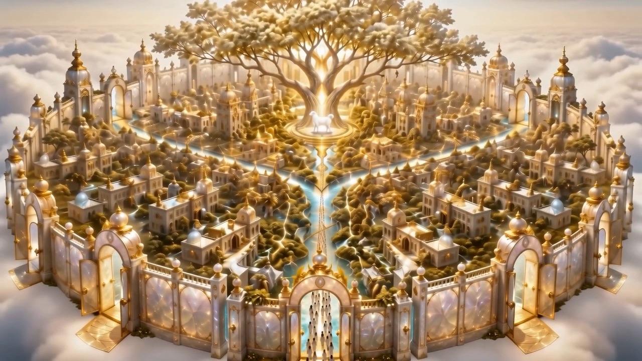 Twelve open gates; twelve rivers of people flowing in