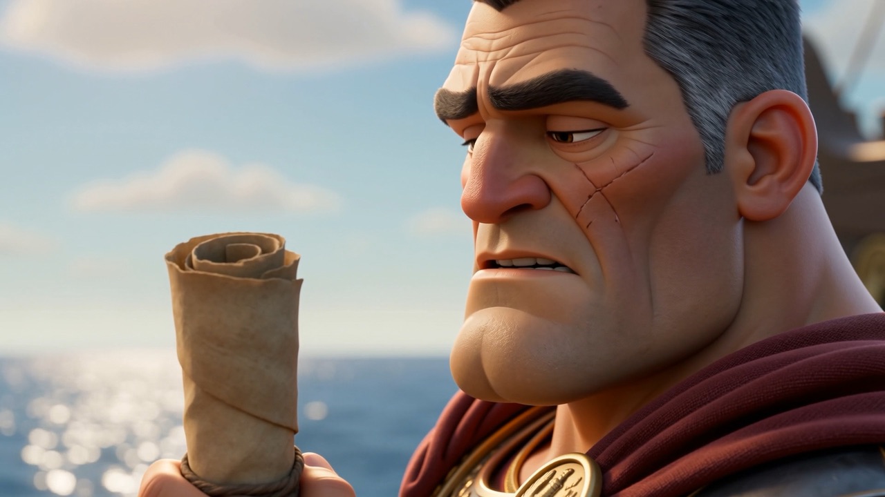He takes it. Weighs it in his hands. Cargo — and something more than cargo now
