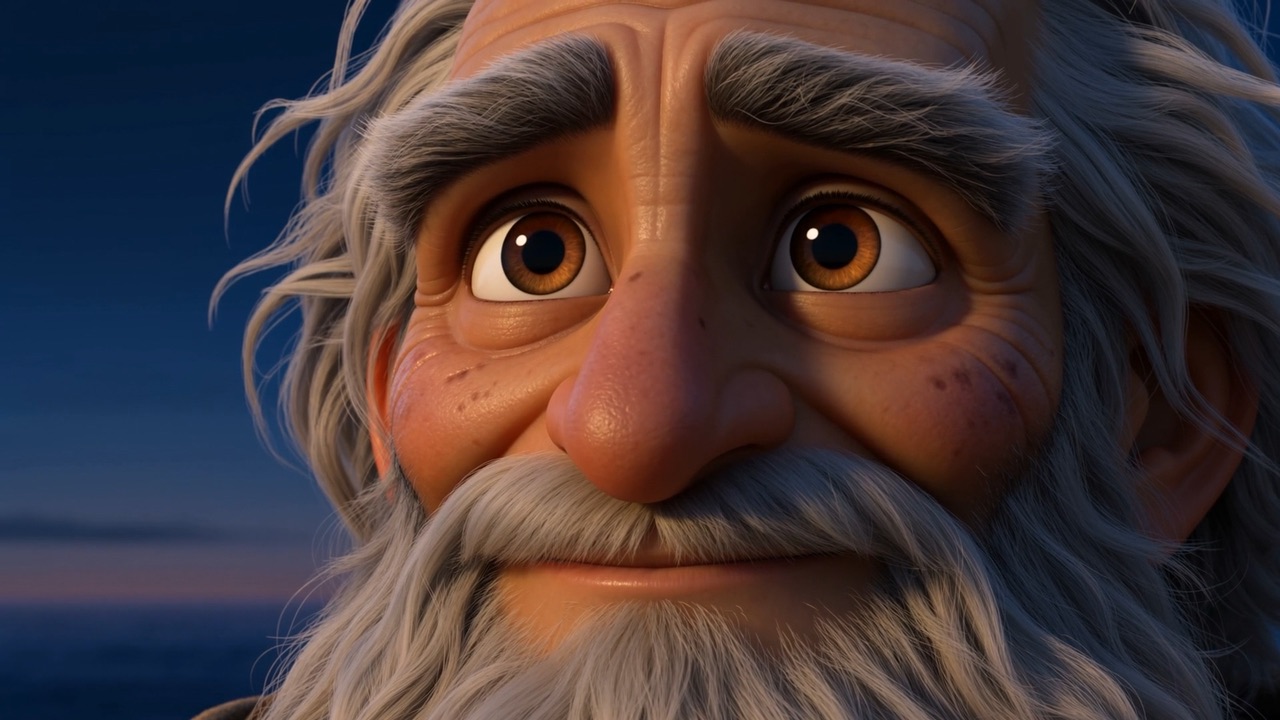 And a face at perfect peace: no waiting in it. Only welcome