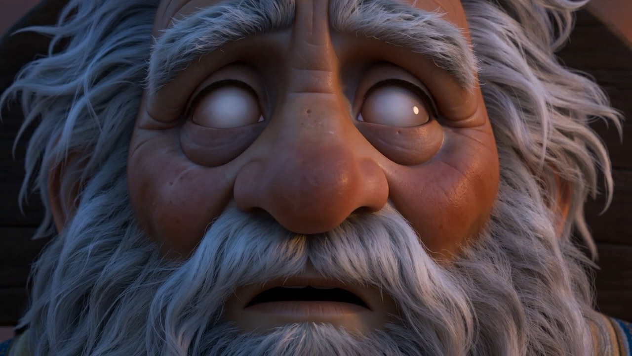 The blind eyes widen — the ark is named