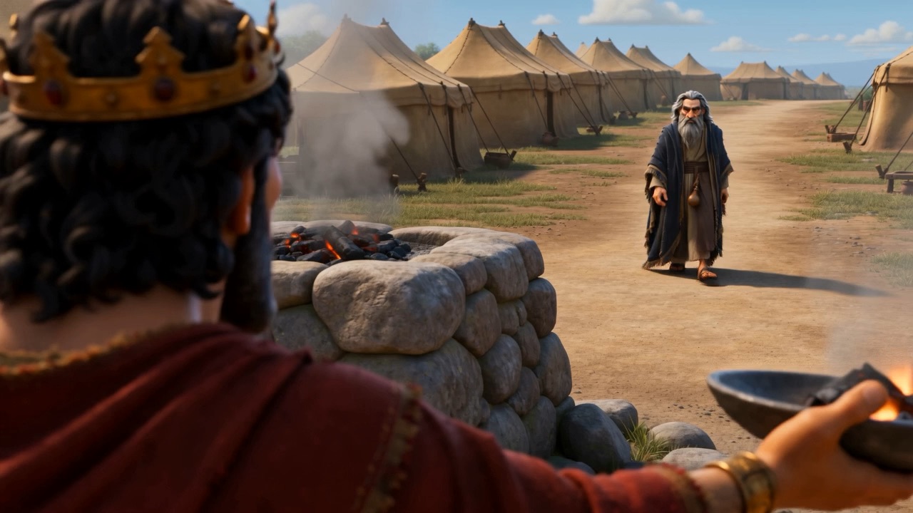 The prophet's level stare