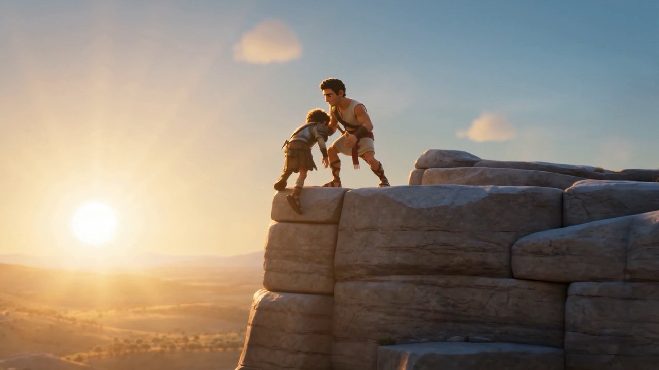 Two men, one dawn, one routed outpost