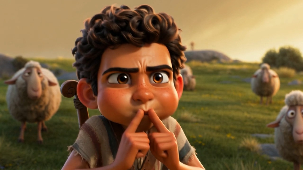 Two fingers to his teeth: a whistle that snaps the whole flock into order