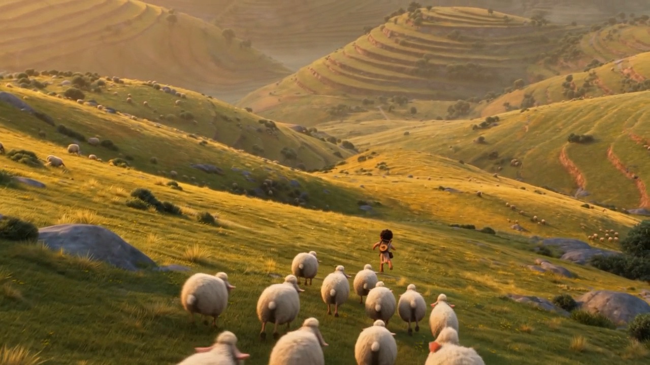 He takes the hill at a dead run, because walking has never once occurred to him