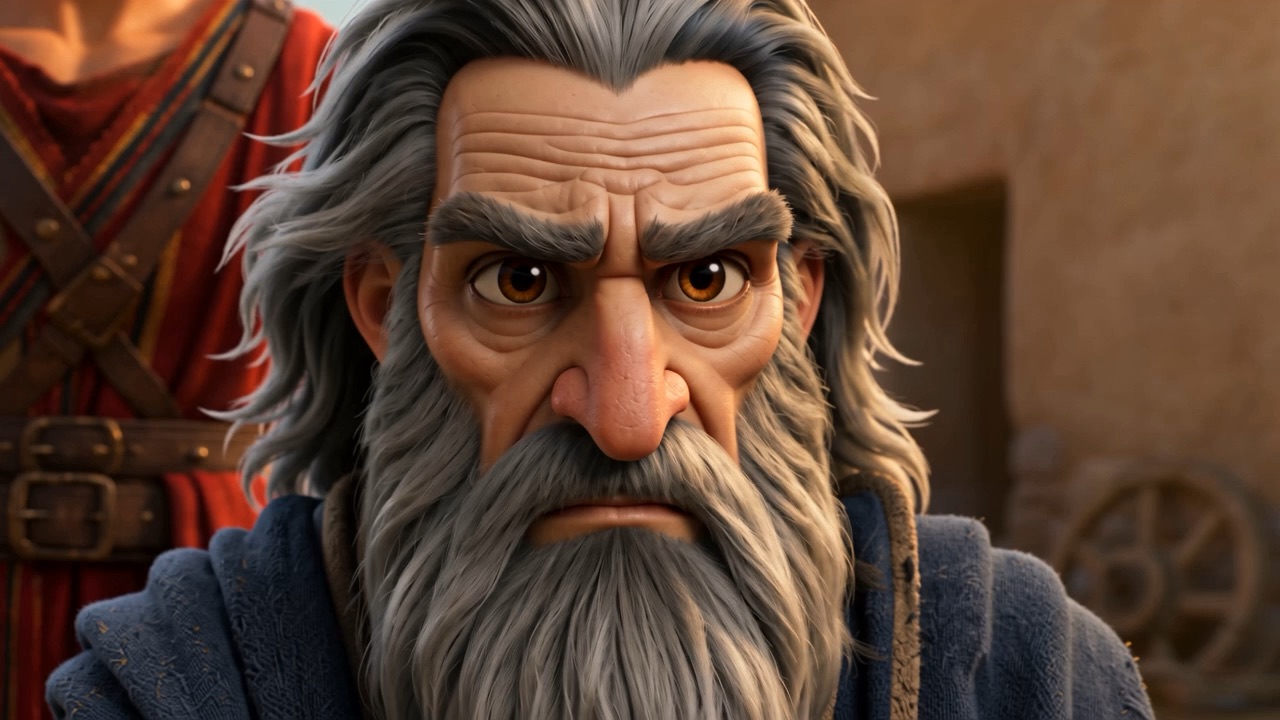 Close on Samuel: the weighing eyes, weighing