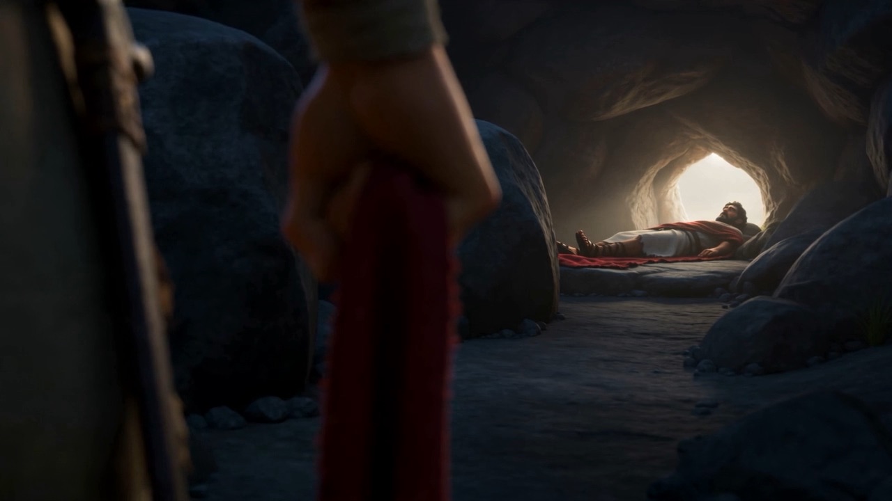 The king walks back out into the light, none the wiser