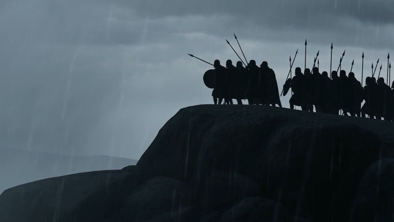 Gilboa, in the rain