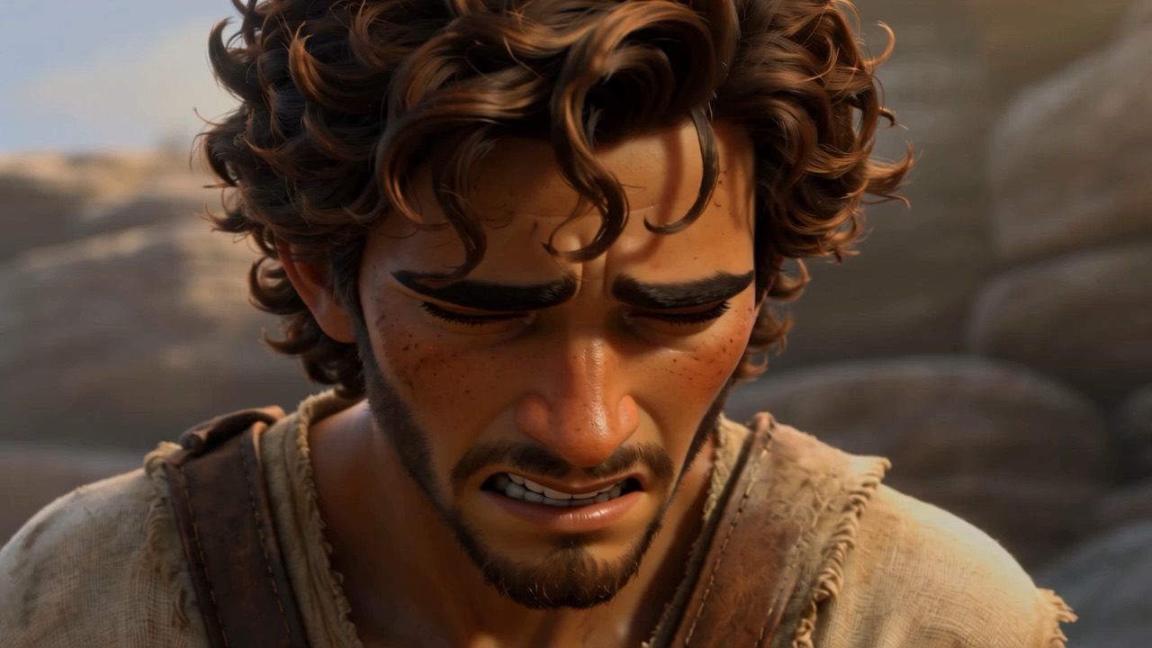 He tears his clothes, and the whole camp does the same