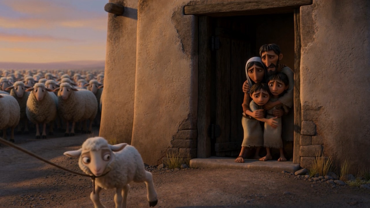 “And he spared to take of his own flock”